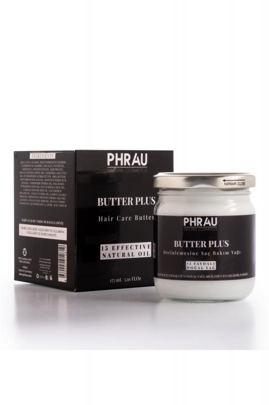 PHRAU%20Butter%20Plus%20Derinlemesine%20Saç%20Bakım%20Yağı%20(15%20Doğal%20Yağ%20İçeren%20Besleyici%20ve%20Güçlendirici%20Formül)